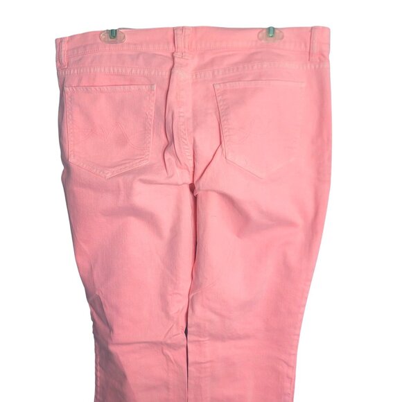 NY & Co Size 14 Jeans Womens Pink Denim Skinny Cotton/Spandex - Picture 11 of 14